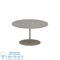 ПРИСТАВНОЙ СТОЛИК BUTLER Ø75CM H40CM ПЕСОЧНАЯ КЕРАМИКА CEPPO DOLOMITICA Royal Botania
