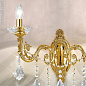 Kolarz CONTARINI CRYSTAL 1299.62.15.SpT настенный светильник французское золото ширина 48cm высота 45cm 2 лампы e14 — фото 2