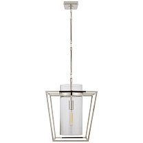 Presidio Small Lantern полированный никель с прозрачным стеклом