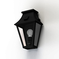 Vieille France N° 2; Clear glass E27 75W; Dark black