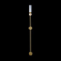 Бра Crystal Lux SIMPLY AP1.2 BRASS — фото 8