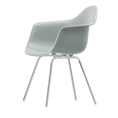 4055737331992 Eames Plastic Vitra Стул обеденный с подлокотниками, светло-серый