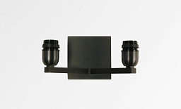 SECHAT Davidts lighting Sechat настенный светильник с двумя квадратными абажурами