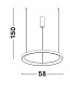 9853683 PERTINO Novaluce светильник LED 48Вт 230В 2880Lm 3000K IP20