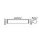 63602 DANUBIO LED Chrome wall lamp 18W настенный светильник Faro barcelona — фото 3