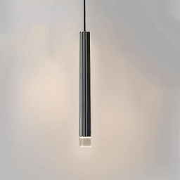 TB80S15727 Lumen center Tstripes потолочная люстра с трубчатым рассеивателем черного цвета