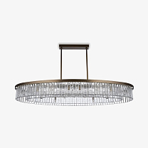 Small Double Drum Oval Chandelier - Размер 2 (Ш 2000 мм x Г 860 мм)