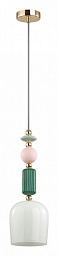 4861/1 Odeon Light Candy подвесной светильник с декоративными цветными элементами