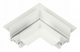 APL.0182.10.04 Aployt Magnetic track 48 flat угловой L-образный соединитель для встраиваемого магнитного трека белого цвета для магнитного шинопровода