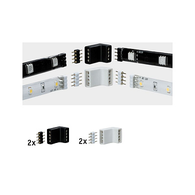 70334 YourLED Edge-Connector Угловой коннектор Paulmann