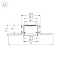 Профиль для светодиодной ленты Arlight FANTOM-W23 — фото 1