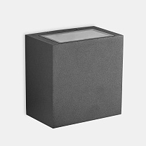 Wall fixture IP65 Afrodita Tech Big Double Emission LED 37.8W 4000K 0-10V Urban grey 1441lm