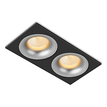 Потолочные светодиодные светильники Led technology CITY X 22.30 W 2FW NO DIM серебристый + черный