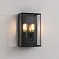 1183027 Messina Twin Astro lighting настенный светильник текстурированный чёрный — фото 2