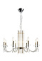 Люстра Crystal Lux AURELIO SP8 GOLD+CHROME/TRANSPARENT — фото 1