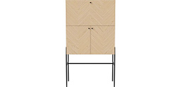 04-141-50_12769698 Bolia Luxe барный шкаф с высоким корпусом и прямыми ножками