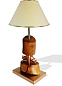 Bronze Double Head Rhino Lamp настольная лампа House of Avana AACI-DLRTL-0041