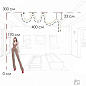 10388B Black Loft it Thread подвесной светильник 44W 3080lm 3000K — фото 5