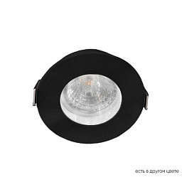 CLT 045C1 BL IP44 Crystal Lux Torus встраиваемый потолочный светильник чёрного цвета с круглым отражателем