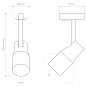 1422023 Apollo 100 Track Astro lighting трековый светильник матовый чёрный — фото 1