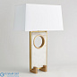 Passageway Table Lamp-Satin Brass-Wide Global Views настольная лампа