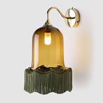 Vintage Bell Wall Light IP44 сине-зеленый