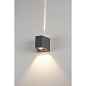 229665 SLV OUT-BEAM WL anthracite 3000K IP44 80°/2° настенный светильник — фото 3