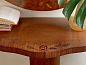 Zebrano Консольный стол из цельного дерева в классическом стиле Carpanelli