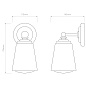 1106006 Anton Astro lighting настенный светильник матовый чёрный — фото 6