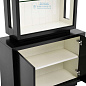 111109 Cabinet Avenue Montaigne waxed black finish Eichholtz