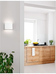 712042 Nova Luce Anzio настенный светильник с матовым стеклянным плафоном и ровным рассеянным светом