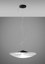 F35A01 LED Fabbian Loop подвесной светильник с круглым корпусом и встроенным LED