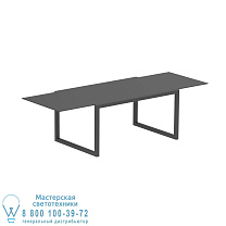 РАЗДВИЖНОЙ СТОЛ NINIX 100X150/270 РАМА + КЕРАМИЧЕСКАЯ СТОЛЕШНЯ ЧЕРНАЯ Royal Botania