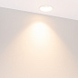 060923 Arlight Светильник MS-FLOW-BUILT-R85-6 Вт Warm3000 (WH, 55 °, 230 В) — фото 6