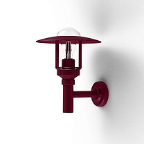 Newpark N° 2; Clear glass E27 105W; Wine red