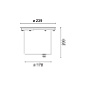 ER19 Light Up iGuzzini Recessed luminaire Earth D=239 mm - Flush-mount stainless steel frame -Neutral White - Flood optic - DALI — фото 1