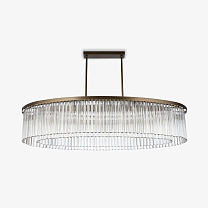 Large Double Drum Oval Chandelier - Размер 2 (Ш 2000 мм x Г 860 мм)