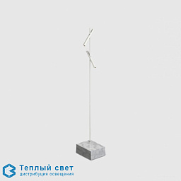 kr963121 Kreon Esprit двойной напольный светильник белого цвета