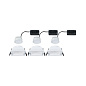 93126 Paulmann Edge Quadro IP44 угловой 88x88 мм Монета 3x6 Вт 3x470 лм 230 В с регулировкой яркости 2700 К Белый — фото 6