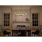 Erzo 8 Light Chandelier Natural Brass люстра 43857NBR Kichler — фото 4