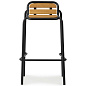 608055 Normann Copenhagen Vig Барный стул 75 см, дерево робиния / черный — фото 1