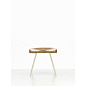 21205970 Tabouret 307 Vitra Табурет низкий дуб круглый светлый — фото 2