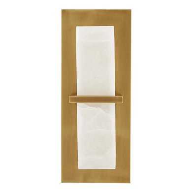 Бра Arteriors Redmond, белый алебастр и античная латунь