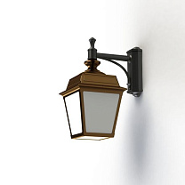 Place des Vosges 1 Tradition N° 4; Frosted glass E27 105W; Tinted lacquered brass