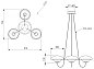 Подвесной светильник In The Air 3 DCW éditions, чёрный, плафоны белое опаловое стекло ITA PENDANT 3 — фото 4