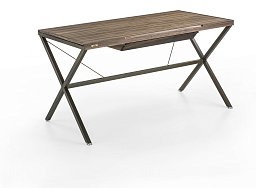 Письменный стол Stylo Wood Porada из ореха STYLO-WOOD-L0N0AC
