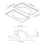 Встраиваемый светильник RING GYPSUM 680/2 Led Techology — фото 1