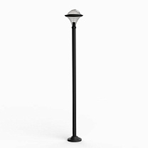 Dallas N° 9; Smoked polycarbonate E27 75W; Dark black