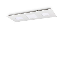 255941 Ideal lux Relax потолочный встраиваемый светильник с прямоугольными модулями белого цвета