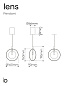 Подвесной светильник Bomma Lens — фото 1
